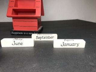 Hallmark Peanuts Snoopy Happiness is a Day Perpetual Calendar on DogHouse 3