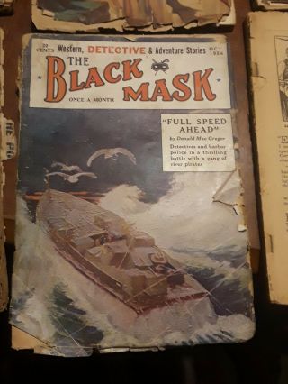1926 Black Mask And 1928 Popular