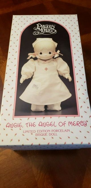 Precious Moments Porcelain Doll Angie Angel Of Mercy Nurse