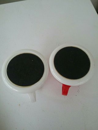 Vintage plastic coffee mugs with lids retro 5