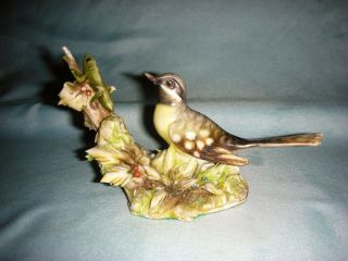 Vintage Antonio Borsato Italy Bird & Grasshopper Figurine