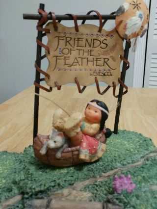 Vintage 1994 Friends Of The Feather " Little Fish Tale " Figurine