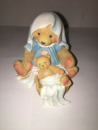 Cherished Teddies Maria And Baby 1992 " A Baby Is God 