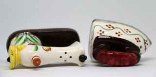 Vintage Sewing Machine and Iron Salt and Pepper Shakers.  Japan 5