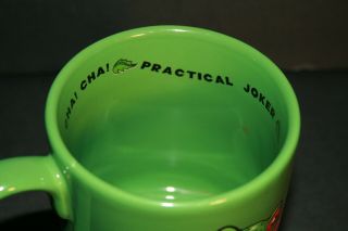 Rainforest Cafe Large Mug Cup Green Frog ChaCha 1999 4.  5 