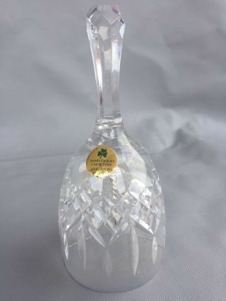 Vintage Irish Handcrafted Full Lead Crystal Bell 6 "