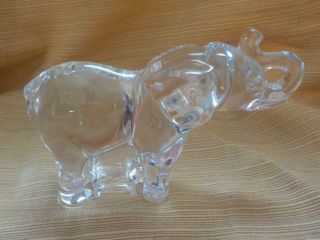 Villeroy & Boch 24 Lead Crystal Elephant Paperweight,  Made In Germany