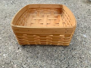 Vintage LongaBerger HandWoven Basket 4