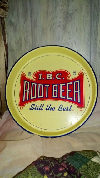 I.  B.  C.  Root Beer 1992 Tin Serving Tray