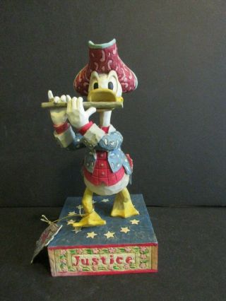 2005 Jim Shore Walt Disney Showcase Song Of Justice Donald Duck Figurine