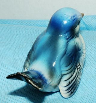 Vtg GOEBEL BLUE BIRD Figurine Ceramic/Porcelain Bluebird CV73 West Germany 3