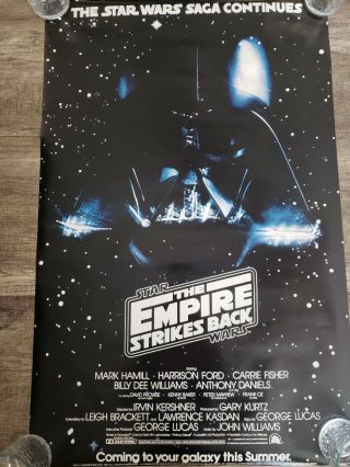 Star Wars The Empire Strikes Back Vintage Movie Poster 1983