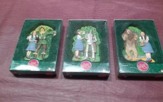 Kurt S.  Adler - 2001 Wizard Of Oz Christmas Ornaments.  - Set Of 3