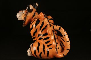 Blue Sky Clayworks Pottery Safari Kitchen Whimsical Tiger Teapot Ceramic 13054 3