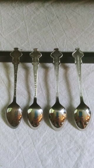 4 Vintage Rolex Spoons Bucherer Of Switzerland,  lucerne,  Zurich,  interlaken 2