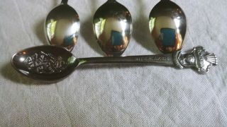 4 Vintage Rolex Spoons Bucherer Of Switzerland,  lucerne,  Zurich,  interlaken 3