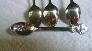 4 Vintage Rolex Spoons Bucherer Of Switzerland,  lucerne,  Zurich,  interlaken 4