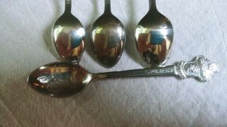 4 Vintage Rolex Spoons Bucherer Of Switzerland,  lucerne,  Zurich,  interlaken 6