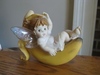 Enesco My Little Kitchen Fairies Figure Banana Fairie 102545 2001