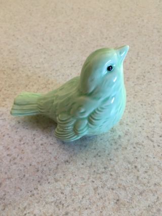 Goebel Light Green Ceramic Sparrow/Bird Figurine CV 72 2