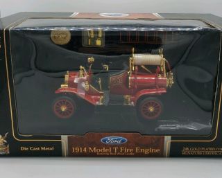 Yat Ming Signature Series Ford Model T 1914 Fire Engine Diecast Truck