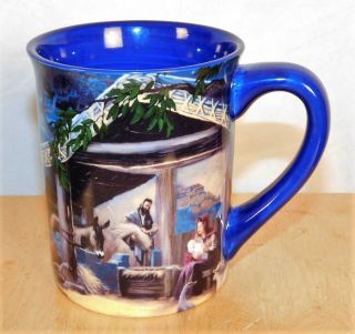 2006 Thomas Kinkade Christmas Coffee Tea Mug Cup Nativity The Wise Men