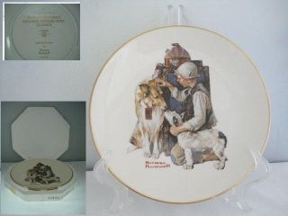 Norman Rockwell Making Friends Gorham Fine China Collector Plate