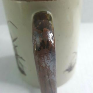 Vintage Otagiri Mallard Duck Coffee Tea Mug Speckled Brown 5