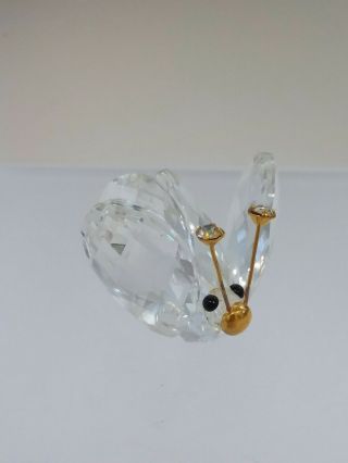 Swarovski Crystal Memories Butterfly Clear With Gold Mask And Antennae