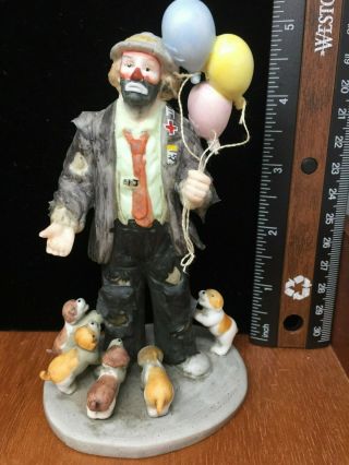 Flambro Emmett Kelly Jr. ,  10018.  My Favorite Things Porcelain Clown Figurine 5