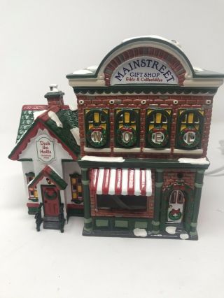 Department Dept 56 54887 Snow Village Main Street Gift Shop 1997