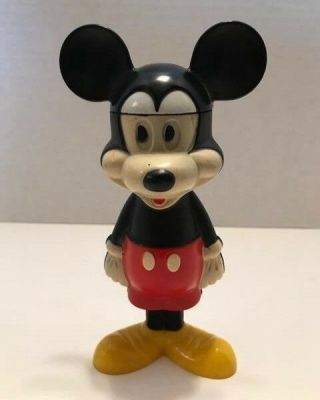 Vintage Avon Mickey Mouse Bubble Bath Figure / Soapy,