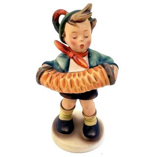 Vintage Hummel Goebel Figurine Accordion Boy Tmk - 2 The Full Bee 185