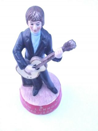 John Lennon Music Box 1940 - 1980 Porcelain Plays Imagine Vintage Beatles