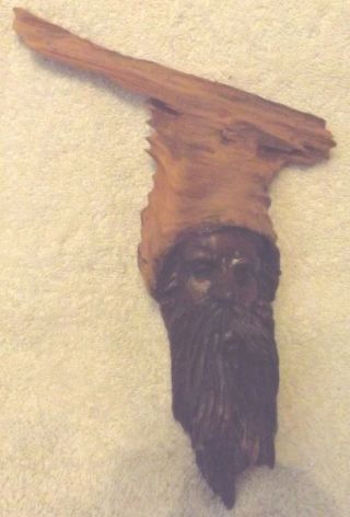 Vintage Woodware - - African Hand Carved Bust Jesus Christ - - 9 1/2 " Tall - -