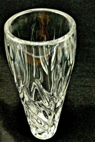 Crystal Vintage small (rose bud) vase.  7 