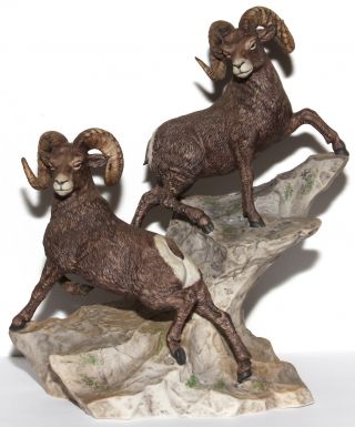 Lenox Bighorn Sheep Wildllife Of The Seven Continents North America Figurine