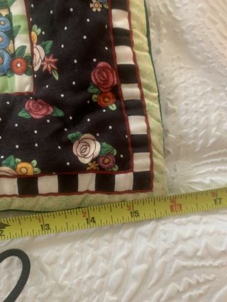 ME MARY ENGLEBREIT QUILTED PILLOW BLOOM WHERE YOU ' RE PLANTED 16 
