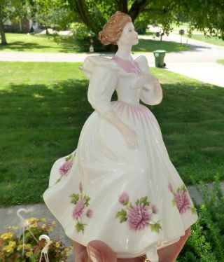 Royal Doulton Figure Of The Month November Double Signed England 7 3/4 " High