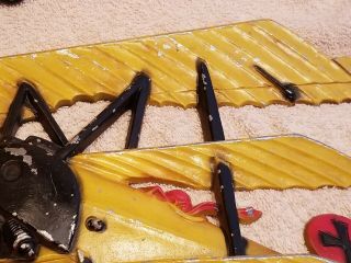 Vintage Homco Airplanes Cast Metal 1975 Wall Hangings Aviation Set of 3 Planes x 5