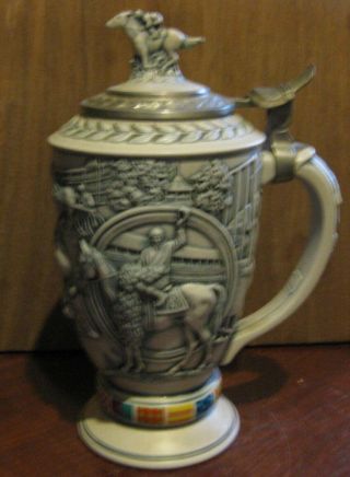 Avon Collectibles 1992 Winners Circle Horse Racing Beer Stein