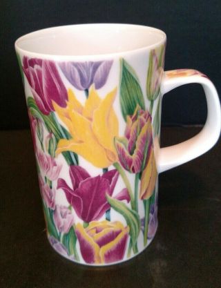 Tulip Coffe Mug Tea Cup Amstel Caroline Bessey Dunoon Fine Bone China England Cc