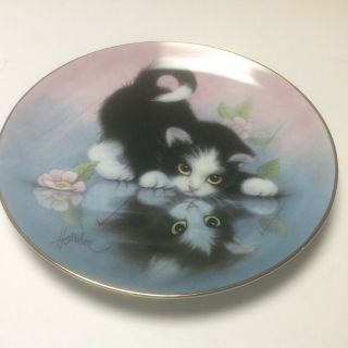 Bob Harrison Curious Kittens Hamilton Plates Keeping In Step Rainy Day Friends