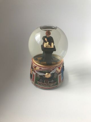 The San Francisco Music Box Company Harry Potter Ron Weasley Chess Snow Globe 4