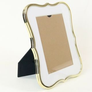 Kate Spade Lenox Photo Frame 5 X 7 Crown Point,  Gold Colored Silver Plated