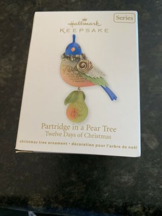 2011 Hallmark Ornament Partridge In A Pear Tree 12 Days Of Christmas