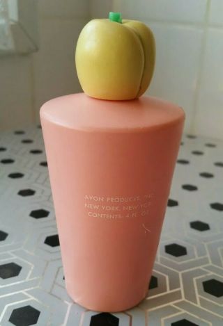 AVON Pretty Peach Cream Lotion Vintage 1960s Perfume Bottle Collectable Pink 4