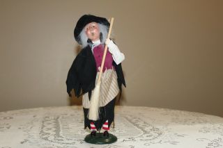 Byers Choice The Carolers 2003 Witch w/Broom 8