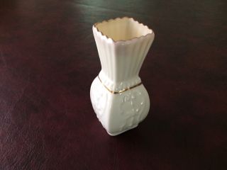 BUD VASE PORCELAIN with Gold Trim made in Ireland 2
