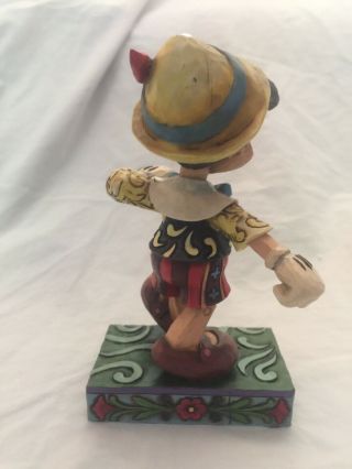 Jim Shore Disney Traditions Pinocchio “Lively Step” 4010027 Figurine 5” tall 2